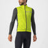 CASTELLI  SQUADRA STRETCH VEST ELECTRIC LIME/DARK GRAY