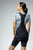 ALE TRAGUARDO PRAGMA LADY BIBSHORTS BLACK-WHITE