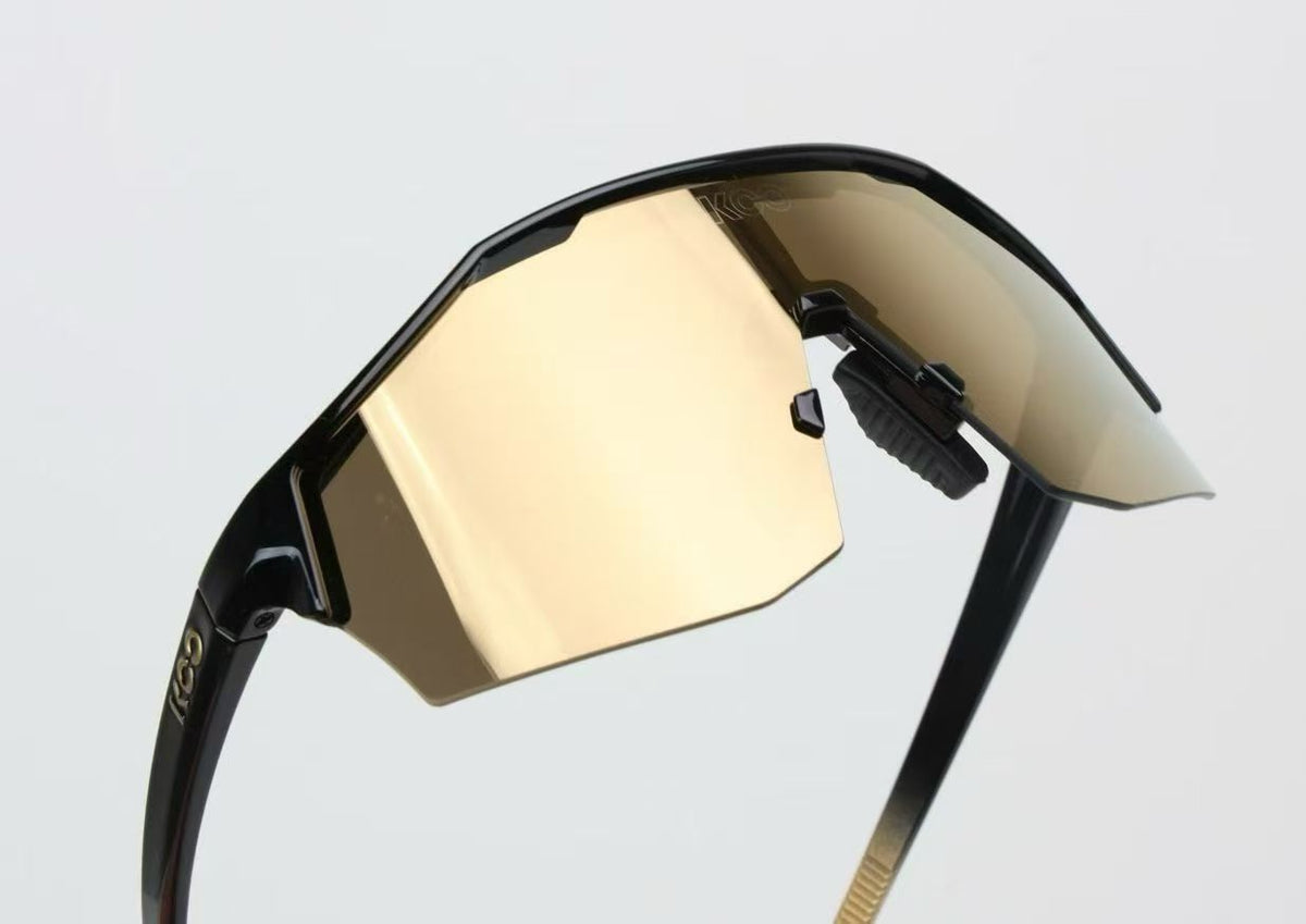 KOO ALIBI L Sunglasses LTD Z-53 Stardust Black (Dark Gold Mirror (Cat ...