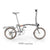 Sunrimoon Folding Bike 7 Speed B0B7 Grey