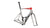 BMC Teammachine R 01 FRS Frameset 車架 銀色/黑色/紅色