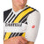 CASTELLI 男士 HERITAGE 短袖騎行衣 黑色/白色-黃色