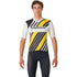 CASTELLI 男士 HERITAGE 短袖騎行衣 黑色/白色-黃色
