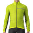 CASTELLI MEN'S SQUADRA STRETCH JACKET ELECTRIC LIME/DARK GRAY