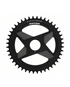 Rotor ROUND-RING 1X DM, Universal Tooth, black