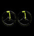 PRINCETON MACH 7580 TS V2 (Tri Spoke) Disc Tactic Racing Front+Rear Hub HG11 Ceramic Bearing Wheelset Matt Hi Vis Decal
