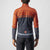 CASTELLI FINESTRE JACKET DARK GRAY/FIERY RED-DARK GREEN