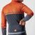 CASTELLI FINESTRE JACKET DARK GRAY/FIERY RED-DARK GREEN