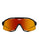 KOO DEMOS Sunglasses Black Matt (Red Mirror Lenses)