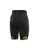 ALE SOLID CORSA SHORTS BLACK-FLUO YELLOW