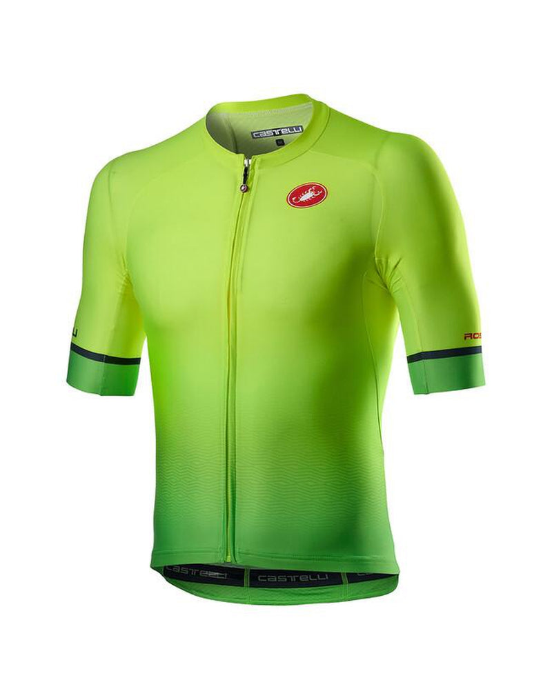 CASTELLI AERO RACE JERSEY YELLOW FLUO GREEN FLUO1