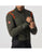 CASTELLI ALPHA RoS 2 JACKET MILITARY GREEN FIERY RED-SILVE