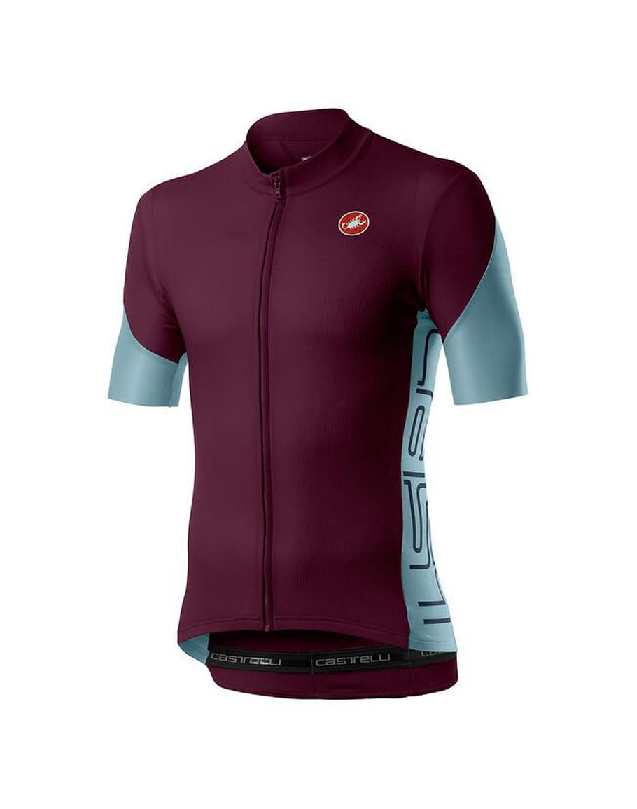 CASTELLI ENTRATA V JERSEY BORDEAUX DUSTY BLUE SAVILE BLUE