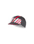 CASTELLI HORS CATEGORIE CAP DARK GRAY SILVER GRAY RED