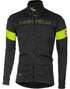 CASTELLI TRANSITION JACKET DARK GRAY YELLOW FLUO