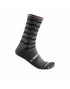 CASTELLI UNLIMITED 18 SOCK DARK GRAY/BLACK