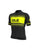 ALE SOLID BLEND JERSEY BLACK-FLUO YELLOW