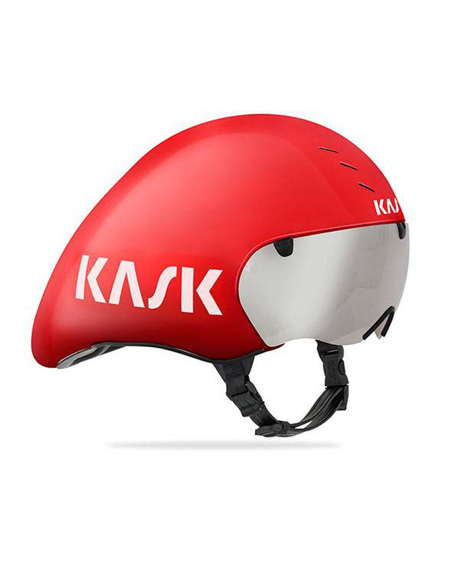 KASK BAMBINO PRO EVO HELMET (CLEAR VISOR INCLUDED) RED – Ferrobike HK